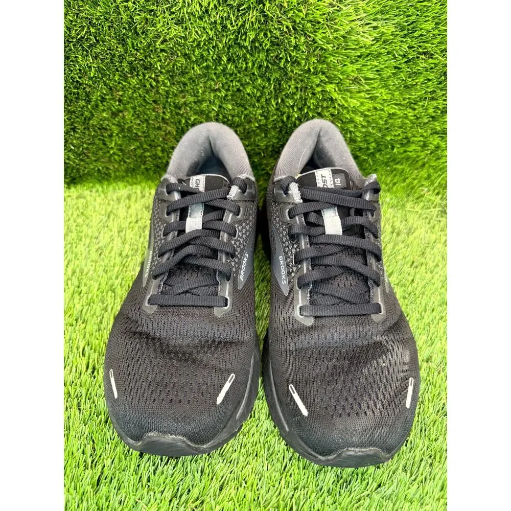 Brooks Ghost 14 1203561D020 Athletic Shoes Women's 10.5D Black Mesh Road Running
